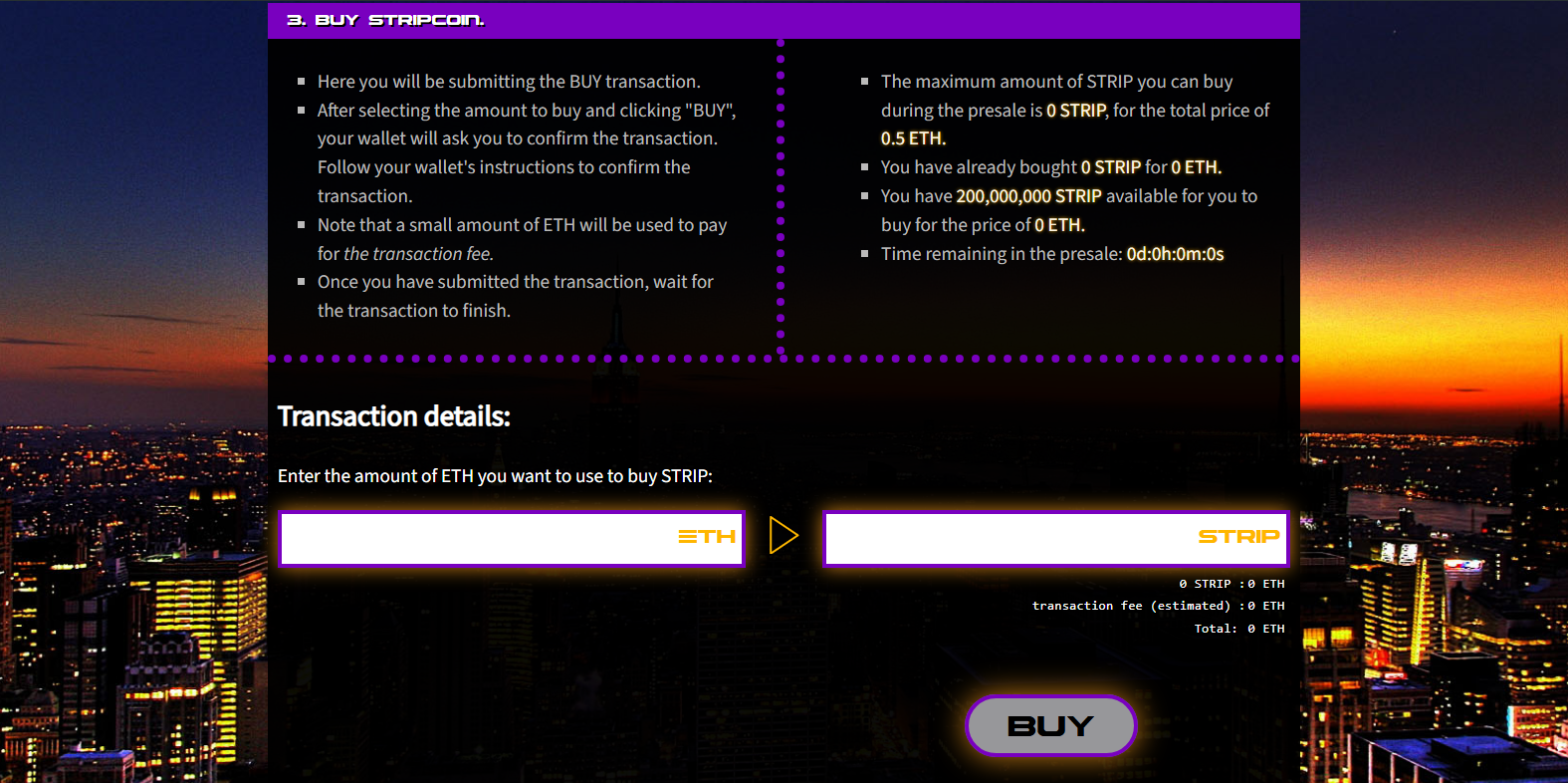 stripcoin screenshot